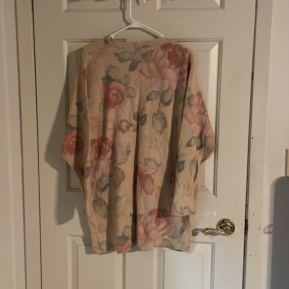 Floral sweater